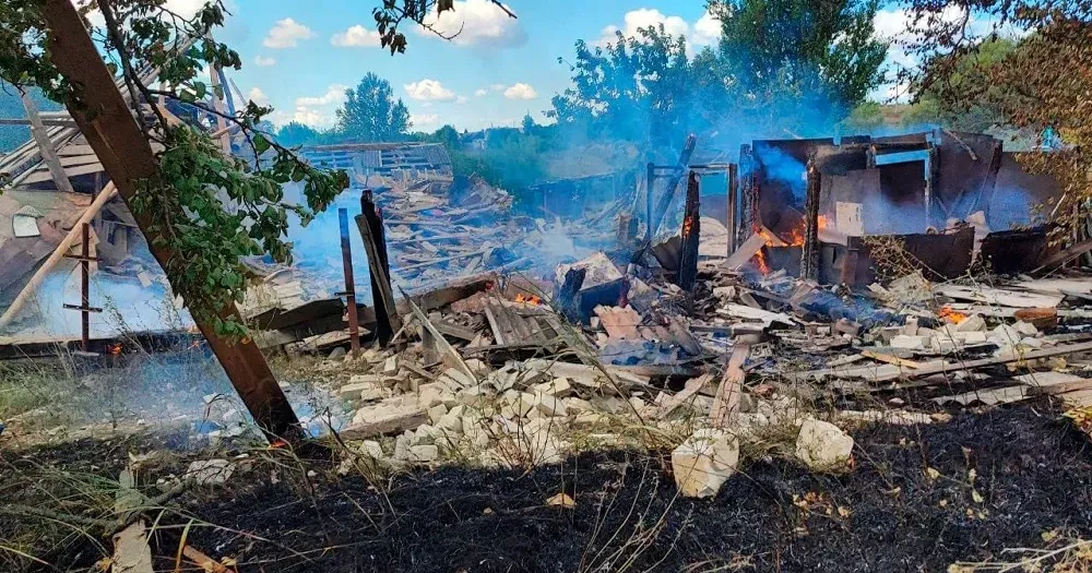 Світлина — ГУ НП України в Харківській області Борова потрапила під обстріл на порталі Gromada Group