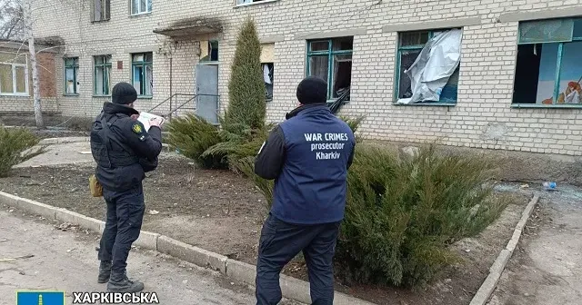 Пошкоджено лікарню та інші цивільні обєкти Фото: пресслужба Харкіської обласної прокуратури