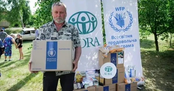 Світлина — з офіційного сайту БФ "АДРА" Завтра в Боровій видаватимуть гуманітарну допомогу на порталі Gromada Group